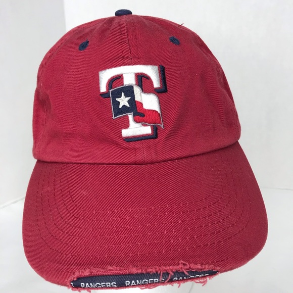 Texas Rangers Baseball Cap Distressed edge - Picture 1 of 5